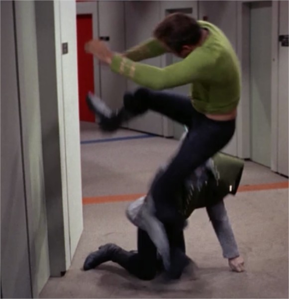 kirk butt to the face attack 1
